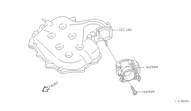 2003 Infiniti G35 Coupe Throttle Chamber Diagram