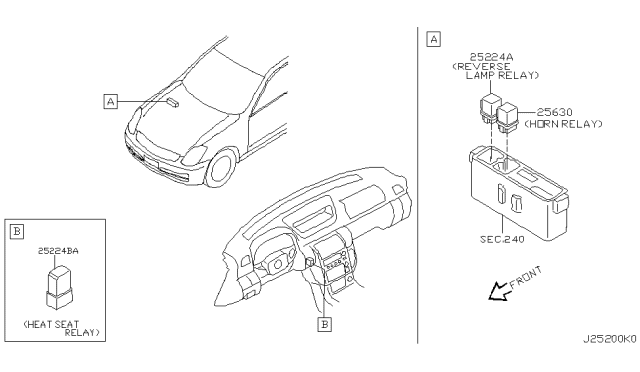 2004 Infiniti G35 Coupe Relay Diagram 4