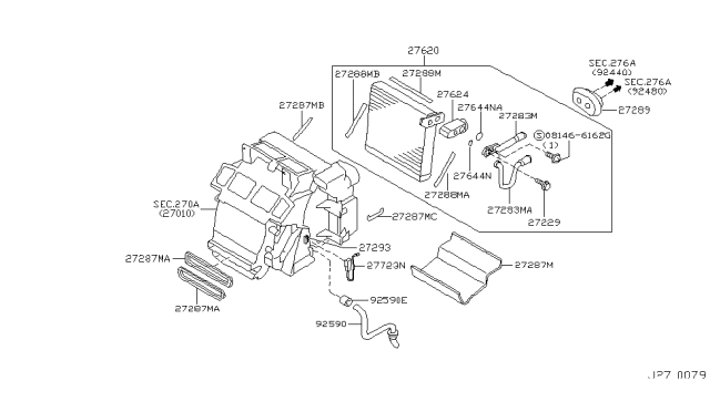 2005 Infiniti G35 Cooling Unit Diagram