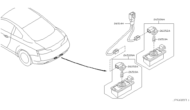 2006 Infiniti G35 License Plate Lamp Diagram