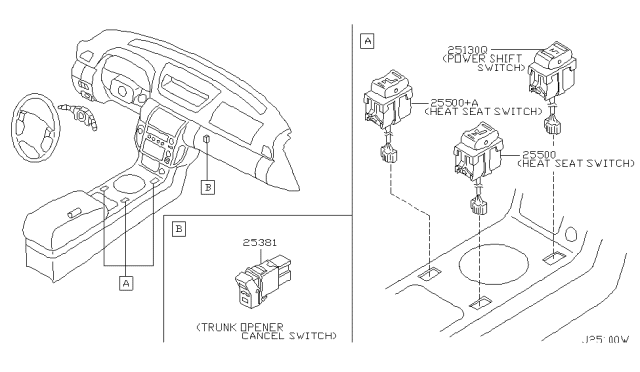 2004 Infiniti G35 Coupe Switch Diagram 16