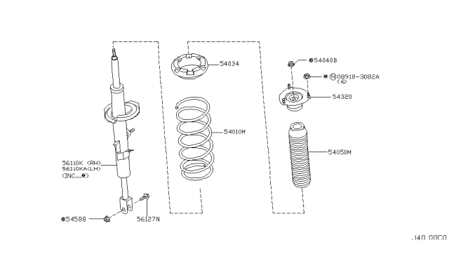2006 Infiniti G35 Coupe Front Suspension Diagram 7