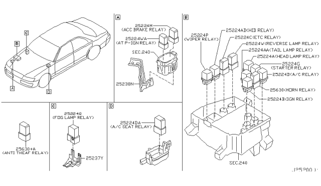 2004 Infiniti M45 Relay Diagram 2