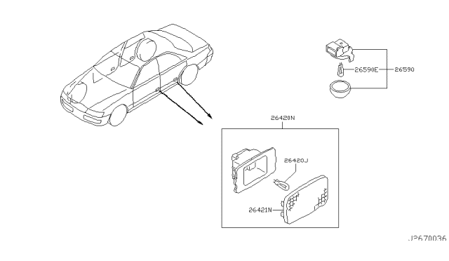 2004 Infiniti M45 Lamps (Others) Diagram