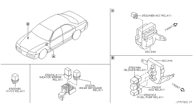 2003 Infiniti M45 Relay Diagram 1