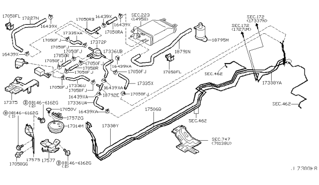 2003 Infiniti M45 Fuel Piping Diagram 2