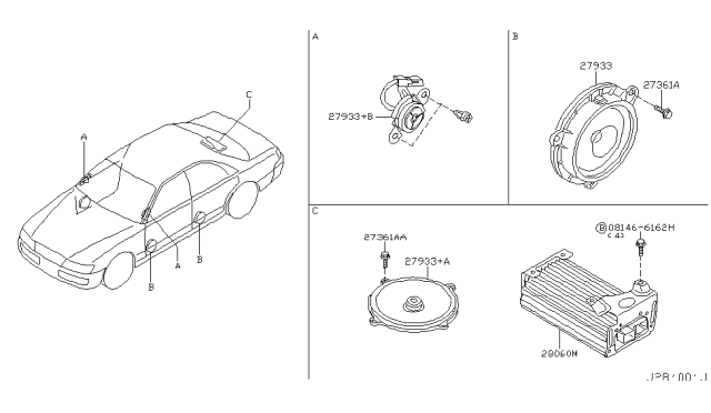 2004 Infiniti M45 Speaker Diagram