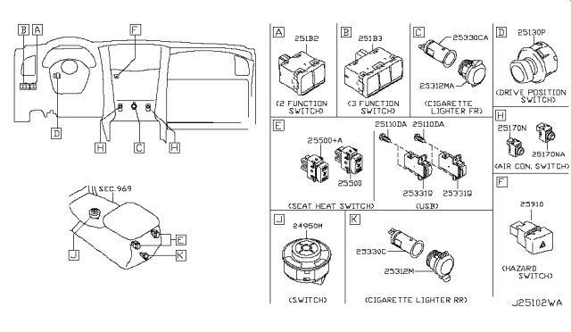 2017 Infiniti QX80 Switch Diagram 4