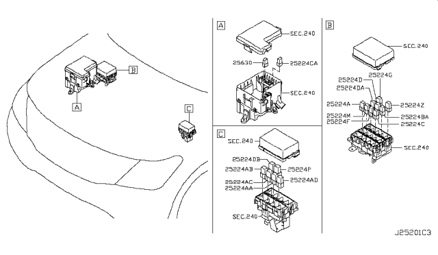 2015 Infiniti QX80 Relay Diagram 1