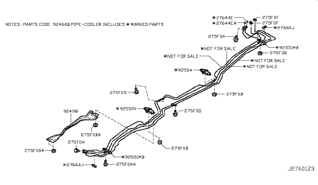 2014 Infiniti QX80 Condenser,Liquid Tank & Piping Diagram 2