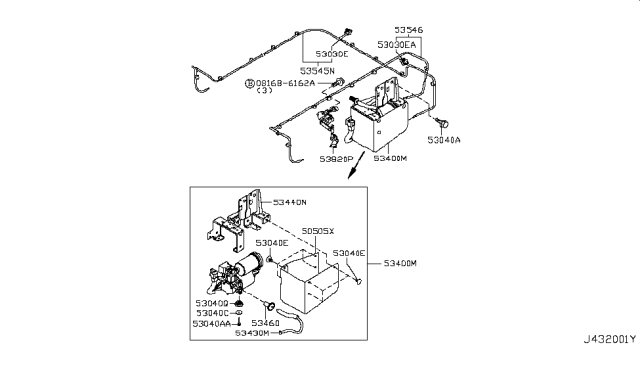 2014 Infiniti QX80 Suspension Control Diagram 2