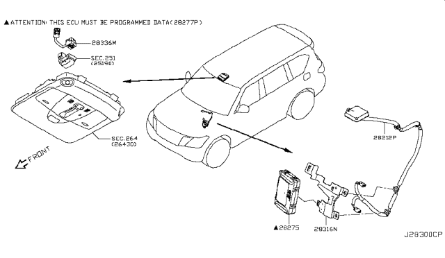 2019 Infiniti QX80 Telephone Diagram 2