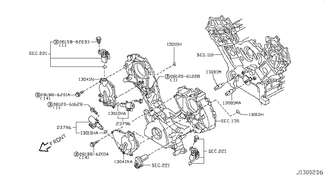 2019 Infiniti QX80 Camshaft & Valve Mechanism Diagram 3