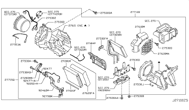 2014 Infiniti QX80 Cooling Unit Diagram 3