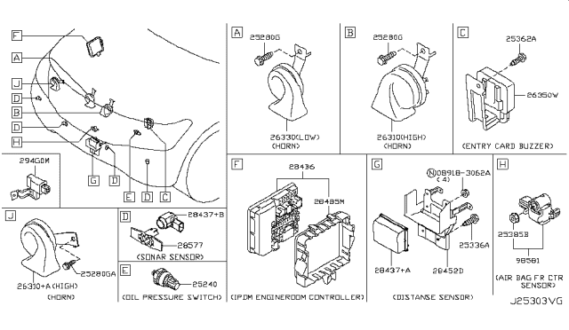 2015 Infiniti QX80 Electrical Unit Diagram 8