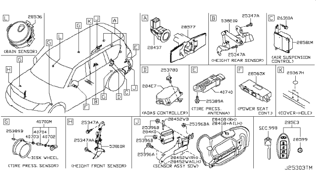 2016 Infiniti QX80 Electrical Unit Diagram 3