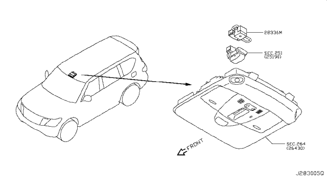 2011 Infiniti QX56 Telephone Diagram