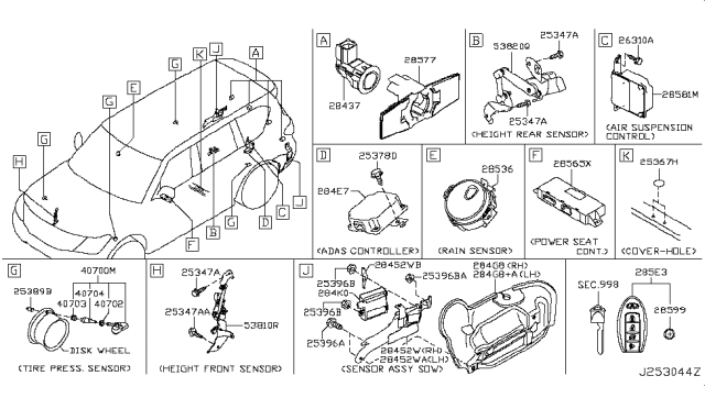 2016 Infiniti QX80 Electrical Unit Diagram 5