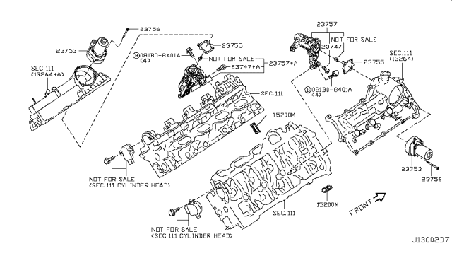 2017 Infiniti QX80 Camshaft & Valve Mechanism Diagram 2