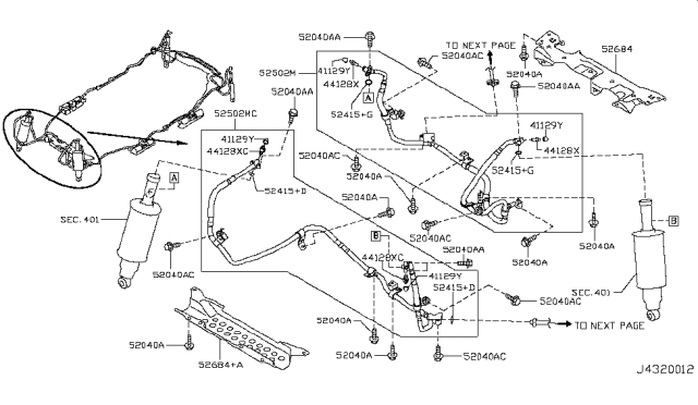 2014 Infiniti QX80 Suspension Control Diagram 3