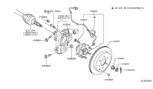 2014 Infiniti QX80 Rear Axle Diagram 2