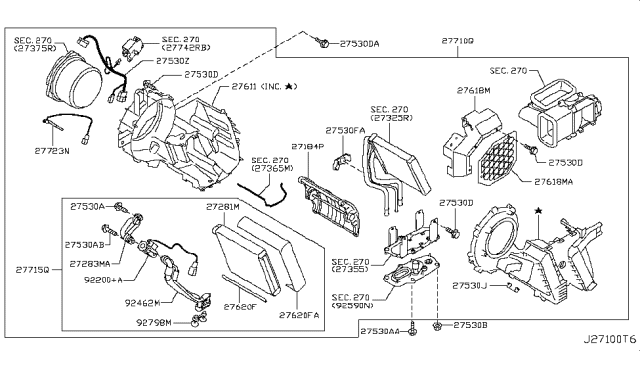 2015 Infiniti QX80 Cooling Unit Diagram 3