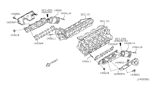 2016 Infiniti QX80 Manifold Diagram 2