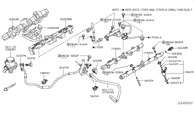 2012 Infiniti QX56 Nes Standard Hardware Diagram for 08156-8202F