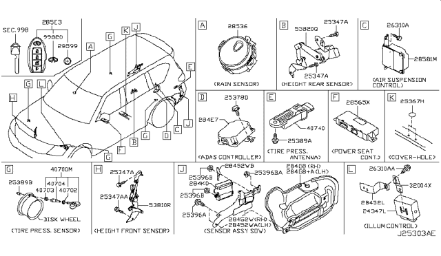 2015 Infiniti QX80 Electrical Unit Diagram 6