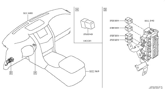 2019 Infiniti QX80 Relay Diagram 3