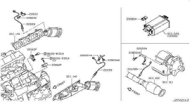 2016 Infiniti QX80 Engine Control Module Diagram 2