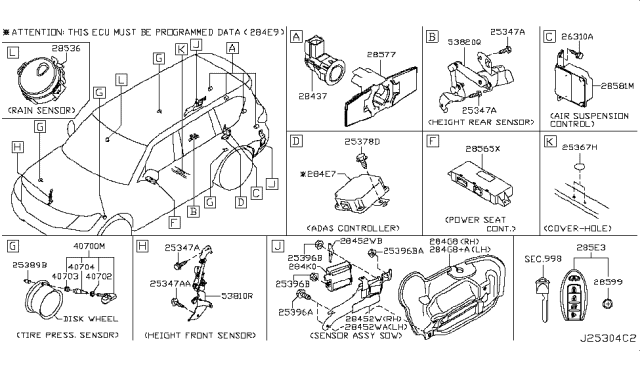 2018 Infiniti QX80 Electrical Unit Diagram 5