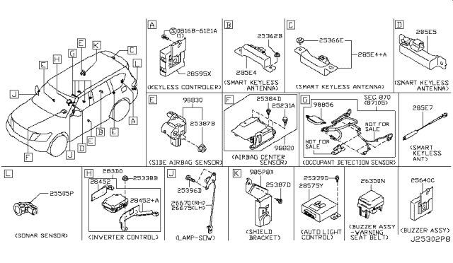 2012 Infiniti QX56 Electrical Unit Diagram 2