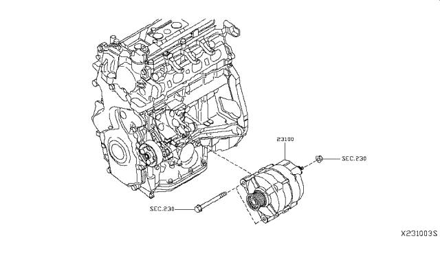 2019 Infiniti QX50 Alternator Diagram