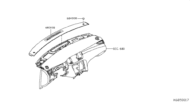 2019 Infiniti QX50 Ventilator Diagram