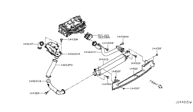 2019 Infiniti QX50 Bolt Diagram for 01121-N8081