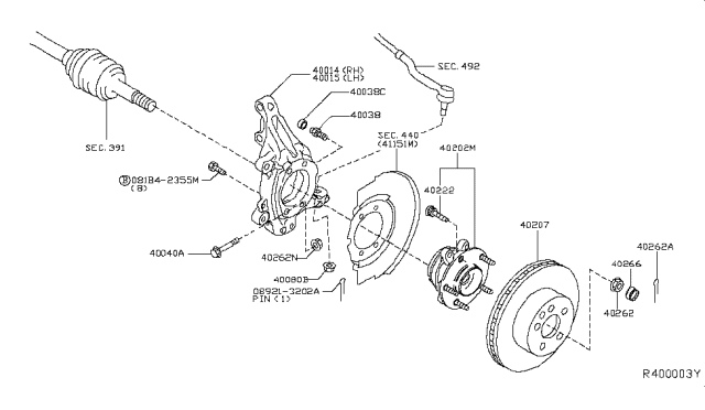 2018 Infiniti QX60 Front Axle Diagram