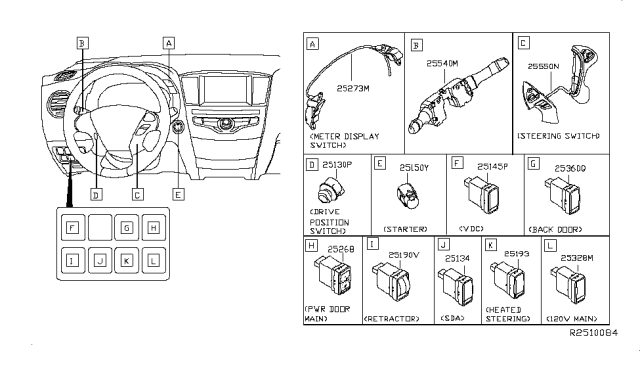 2014 Infiniti QX60 Switch Diagram 8