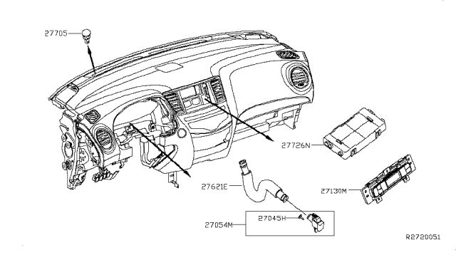 2015 Infiniti QX60 Control Unit Diagram