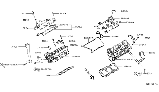 2018 Infiniti QX60 Slinger-Engine Diagram for 10005-JA10A