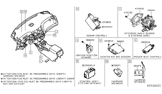 2018 Infiniti QX60 Electrical Unit Diagram 11