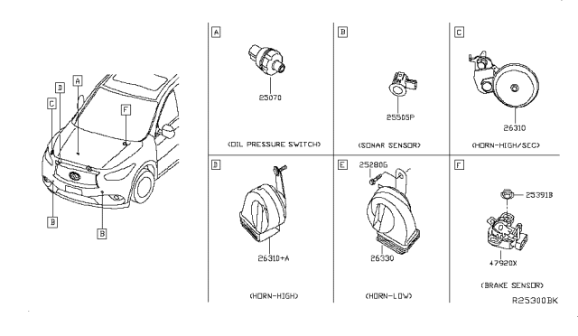 2015 Infiniti QX60 Gas Electrical Unit Diagram 5