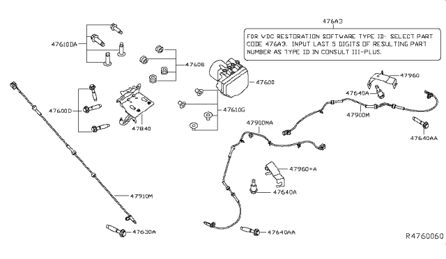 2018 Infiniti QX60 Anti Skid Control Diagram 2