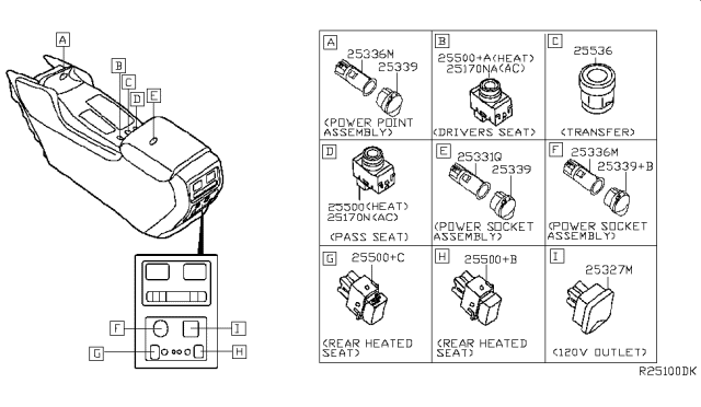 2016 Infiniti QX60 Switch Diagram 3