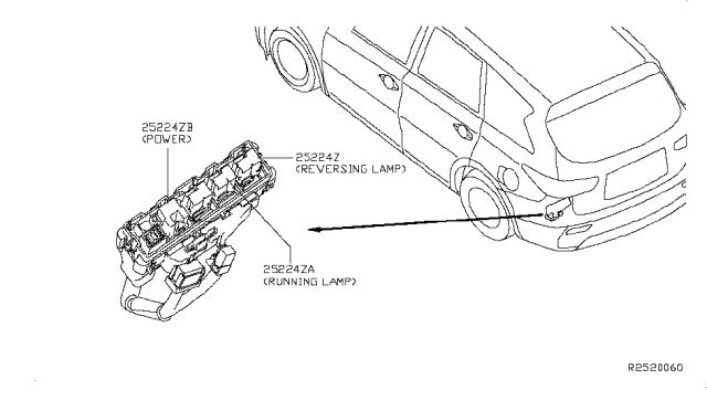 2016 Infiniti QX60 Gas Relay Diagram 4