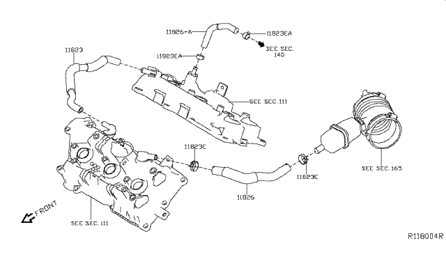 2018 Infiniti QX60 Crankcase Ventilation Diagram