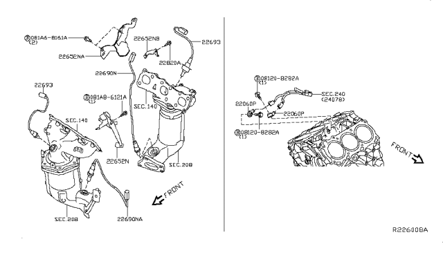 2018 Infiniti QX60 Gas Engine Control Module Diagram 4