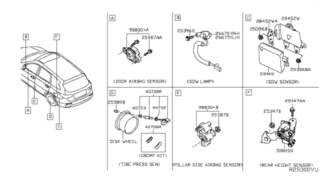 2018 Infiniti QX60 Electrical Unit Diagram 1