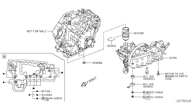 2014 Infiniti QX60 Control Valve (ATM) Diagram 4