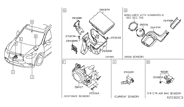 2015 Infiniti QX60 Gas Electrical Unit Diagram 6